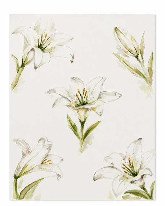 Consider the Lillies - art print